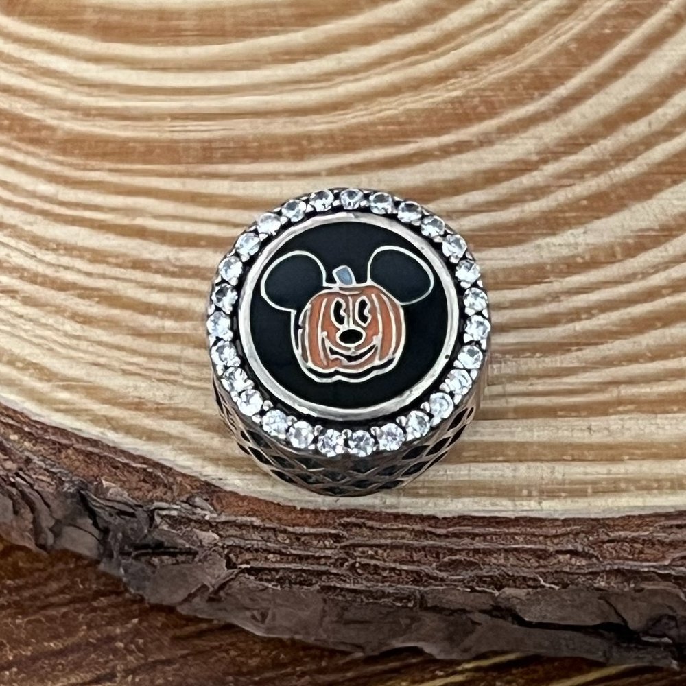 Pandora Disney Pumpkin Mickey Boo！Halloween limited Charm for Bracelet